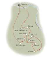 Tuscany Italy Map